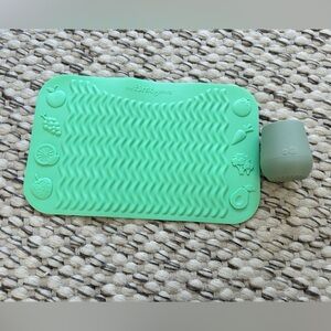 ezpz Tiny Cup And The First Years Silicone Grab Feeding Mat- Feeding Essentials
